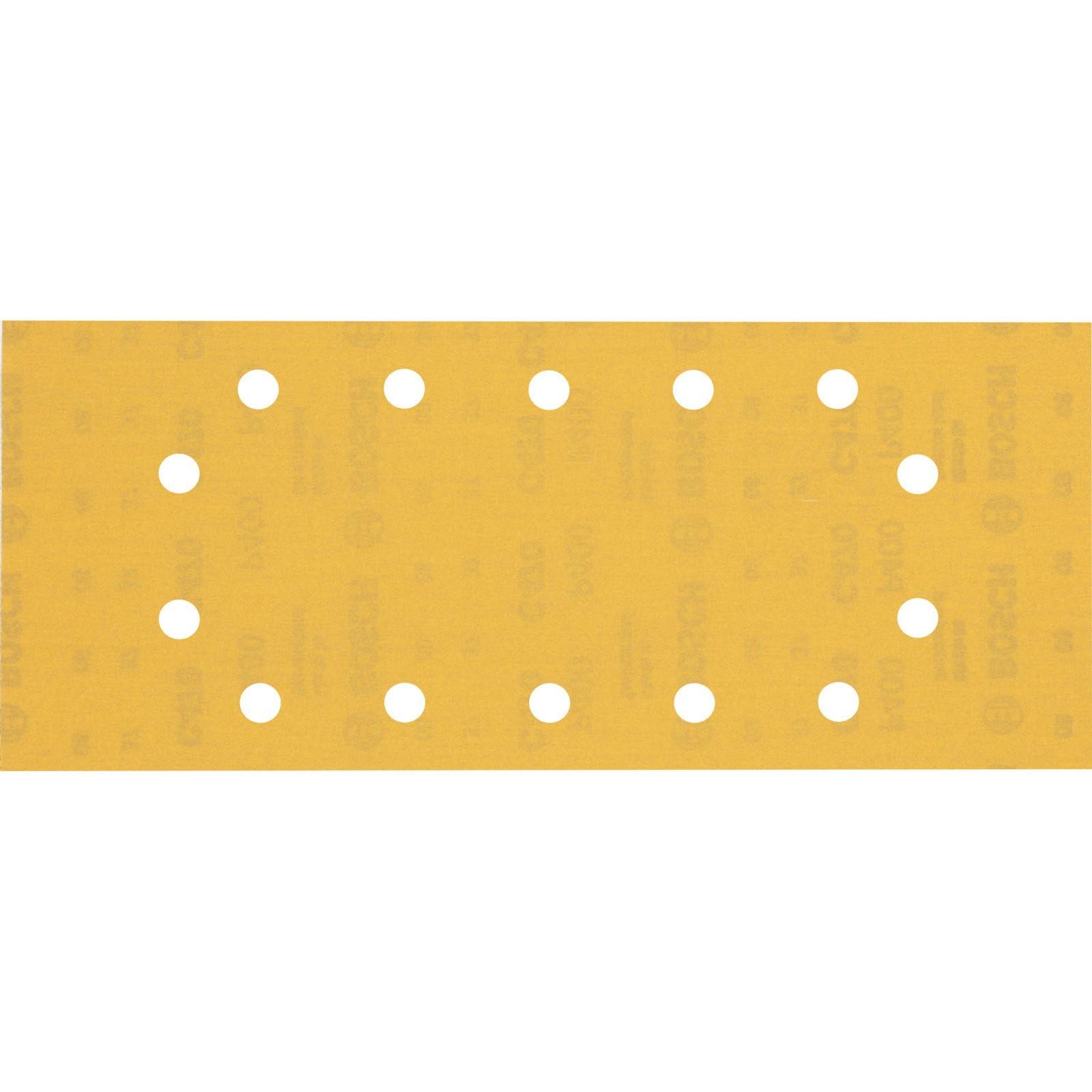 Bosch 10x EXPERT C470 Sandpaper (for Paint on wood, Hardwood, Ø 115x280 mm, Grit 400, Professional Accessory Orbital Sander)