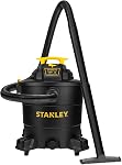 Stanley Wet/Dry Vacuum SL18191P, 10 Gallon 4 Horsepower 16 FT Clean Range Shop Vacuum, Ideal for Home/Garage/Laundry Rooms with Vacuum Attachments, Strong Suction Large Capacity Multiple Accessories