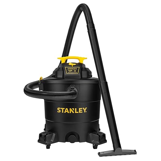 Stanley - SL18116P Wet/Dry Vacuum, 6 Gallon, 4 Horsepower Black