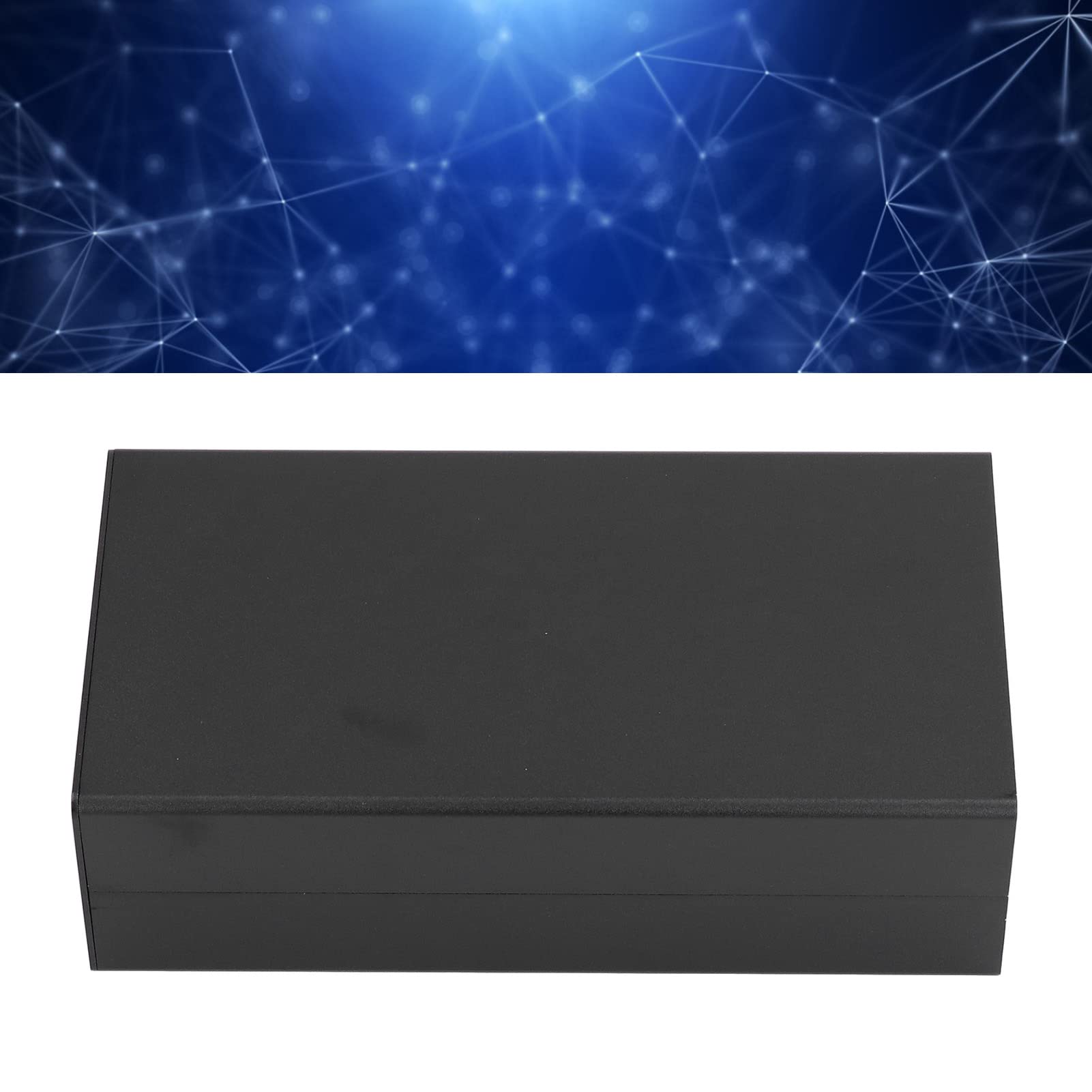 Aluminum Alloy Electric Instrument Box Power Amp Project Case Split Enclosure 58x110x200mm Matte Black, Distribution Box, Electrical Box