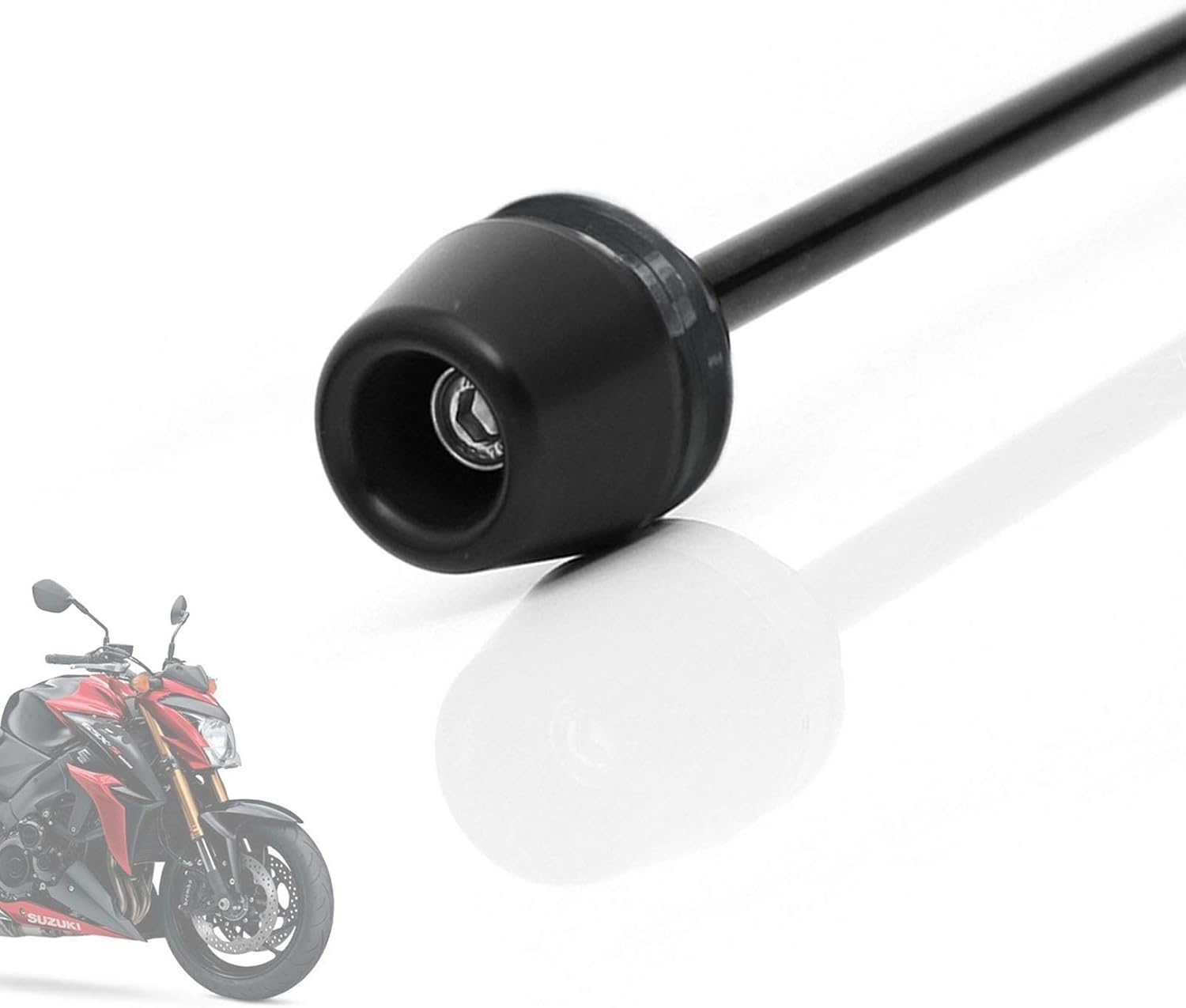 KETABAO BLACK CNC Front Wheel Axle Sliders Fork Slider Compatible with GSX S1000 2017-2018