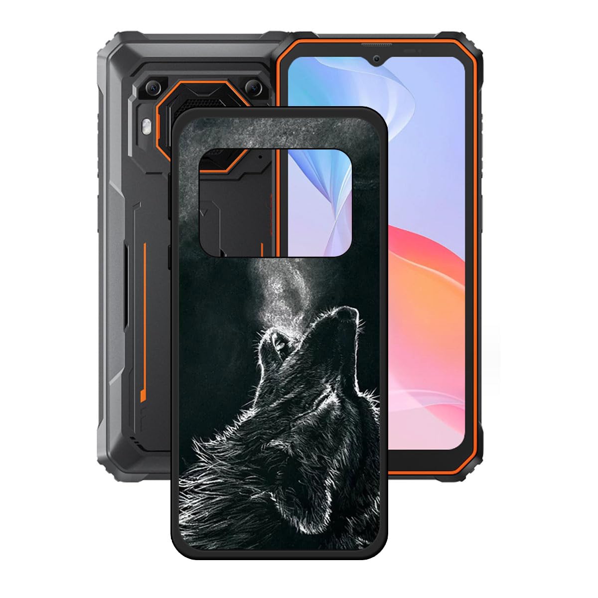 TIANDIMY Coque Pour Blackview BV6200 Pro Housse,Etui De Protection Case Noir Silicone Ultra Souple Cover Avec Absorption De Choc Et Mince étui Pour Blackview BV6200 Pro Bumper