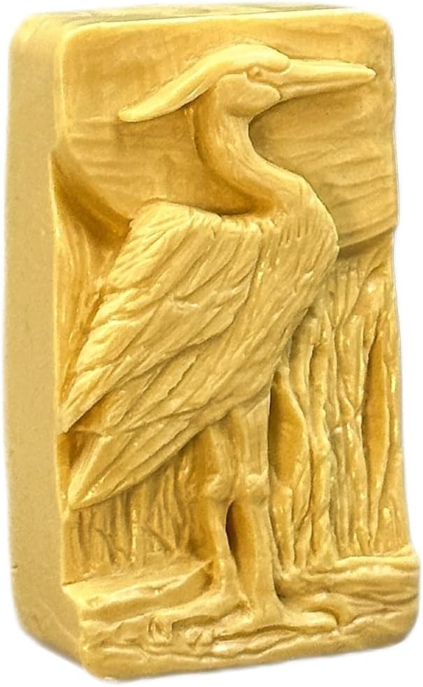 Heron Silicone Mold for SOAP Making, Wax, Plaster, Resin, Gypsum, Clay and Other Crafts.