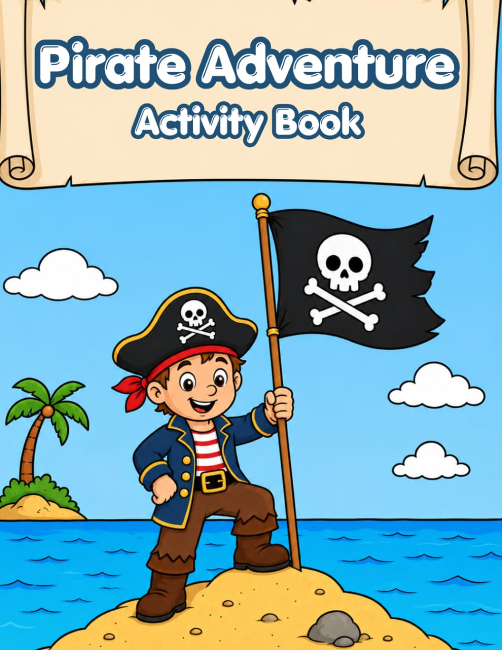 Pirate adventure activity book: 120 pages for kids ages 4-8