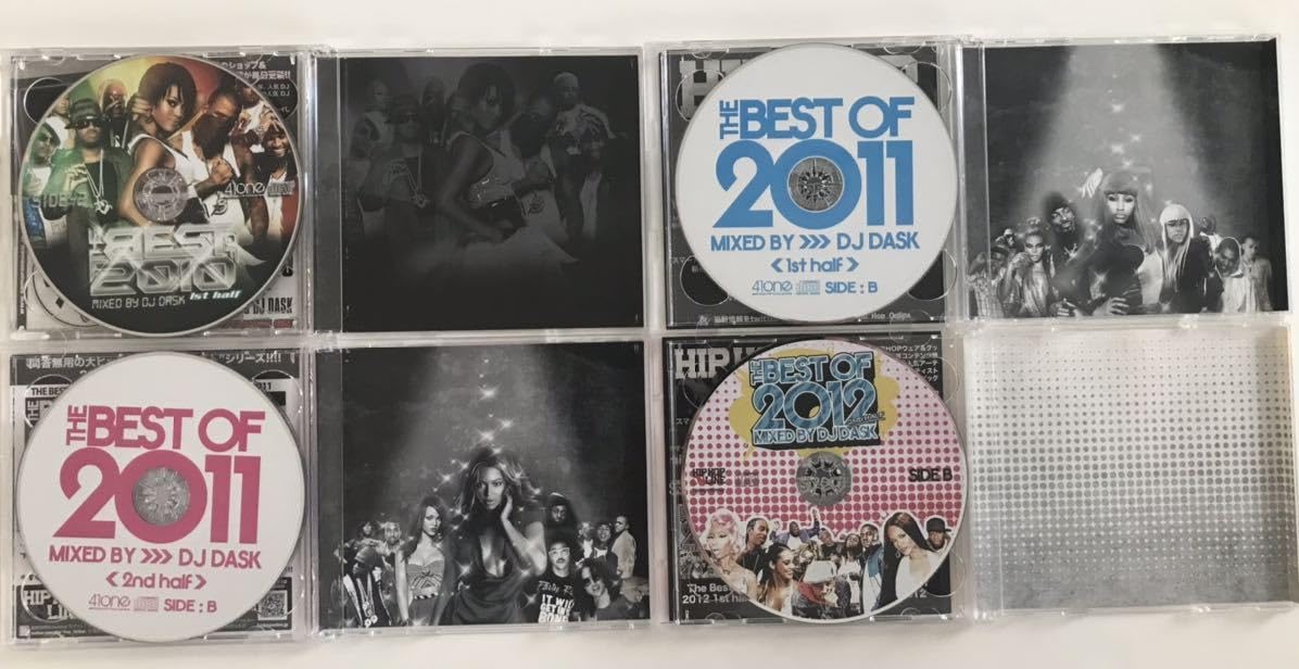 Amazon.co.jp: ☆込 DJ DASK MIX CD 4枚 8CD THE BEST OF 2010