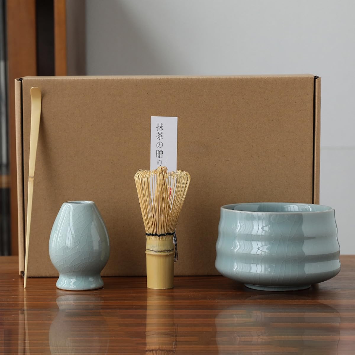 茶碗付き！】茶筅 百本立 天然竹 茶せん 抹茶点て 茶道具 竹 茶杓 茶碗