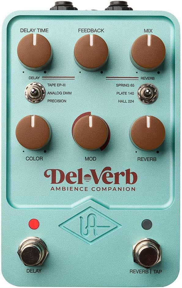 UAFX DelVerb AmbienceCompanion ディレイ/リバーブ Amazon.com: Universal Audio UAFX Del-Verb Ambience Companion Delay
