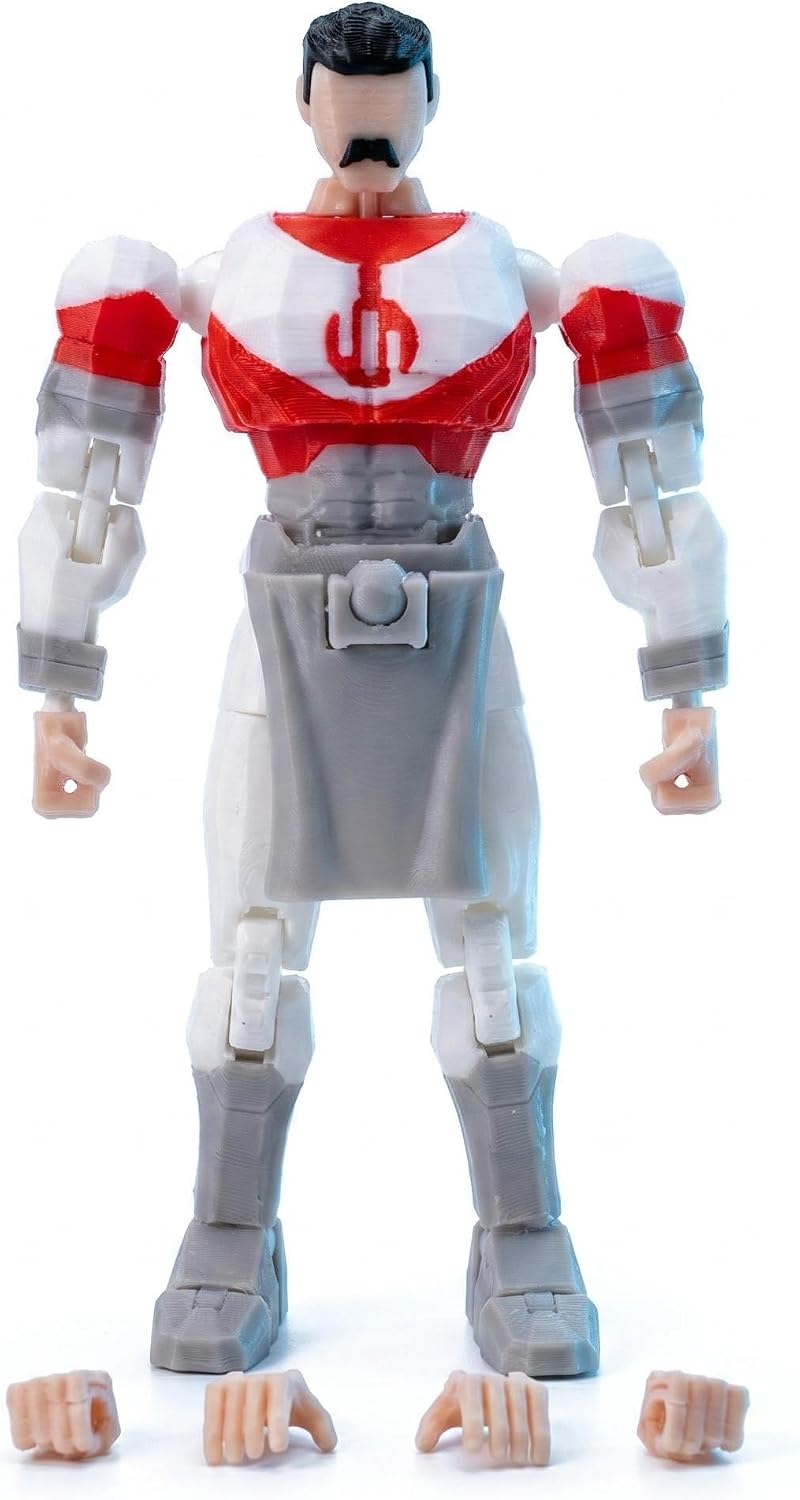 T13 Action Figure Highly Articulated 3D Printed Figurine Home Desktop Decor