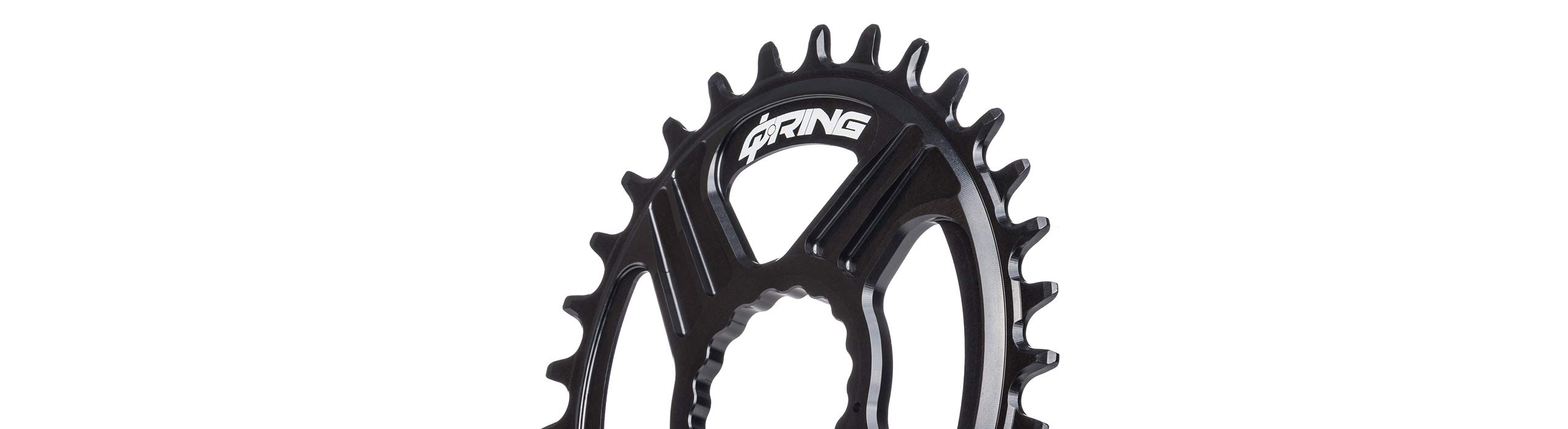 Rotor Direct Mount - Anello Q-Ring, 34 Denti, Montaggio Diretto, Colore: Nero