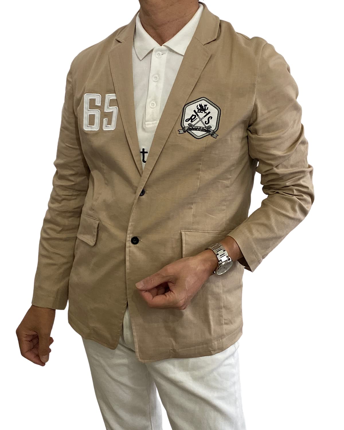 Robert&Smith ゴルフジャケット  エンブレム刺繍 メンズ 61kACsFKzWL.jpg