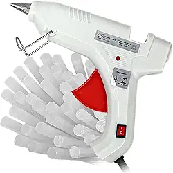 Kit De Pistola De Cola Quente 100W Liga E Desliga Bivolt + 10 Bastões 11MM