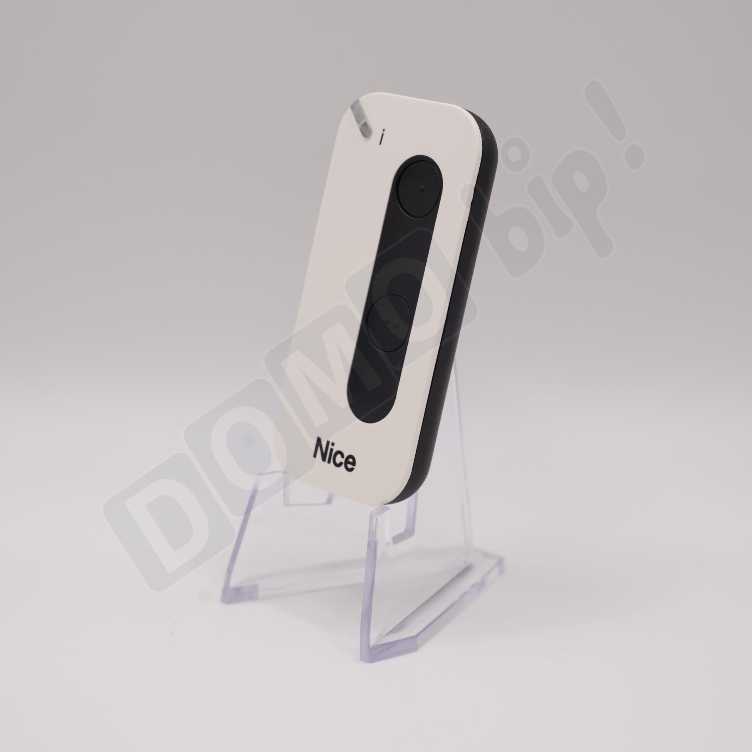 Nice MyGO2BD - Mando a distancia para puertas y puertas de garaje - 2 canales - IP30 - Frecuencia: 433,92 MHz - Codificación: Bidireccional BD & O-Code - Compatible con receptores OXIBD, OXI, OX2,