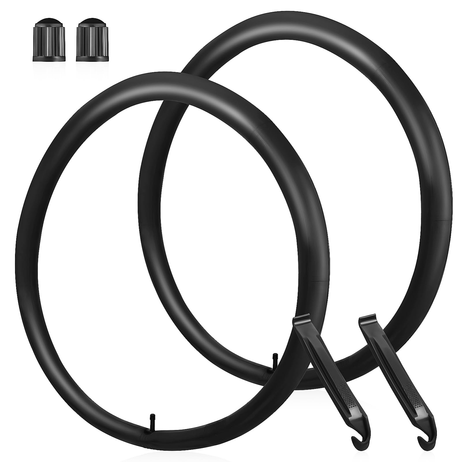 UPKOCH 2 Stück Fahrradschläuche 26x1,75/2,125 Butyl Schläuche Für Mountainbike Und Rennrad Robust Und Widerstandsfähig Ersatz Innenschlauch Für Fahrräder Fahrradreparatur Und Wartung