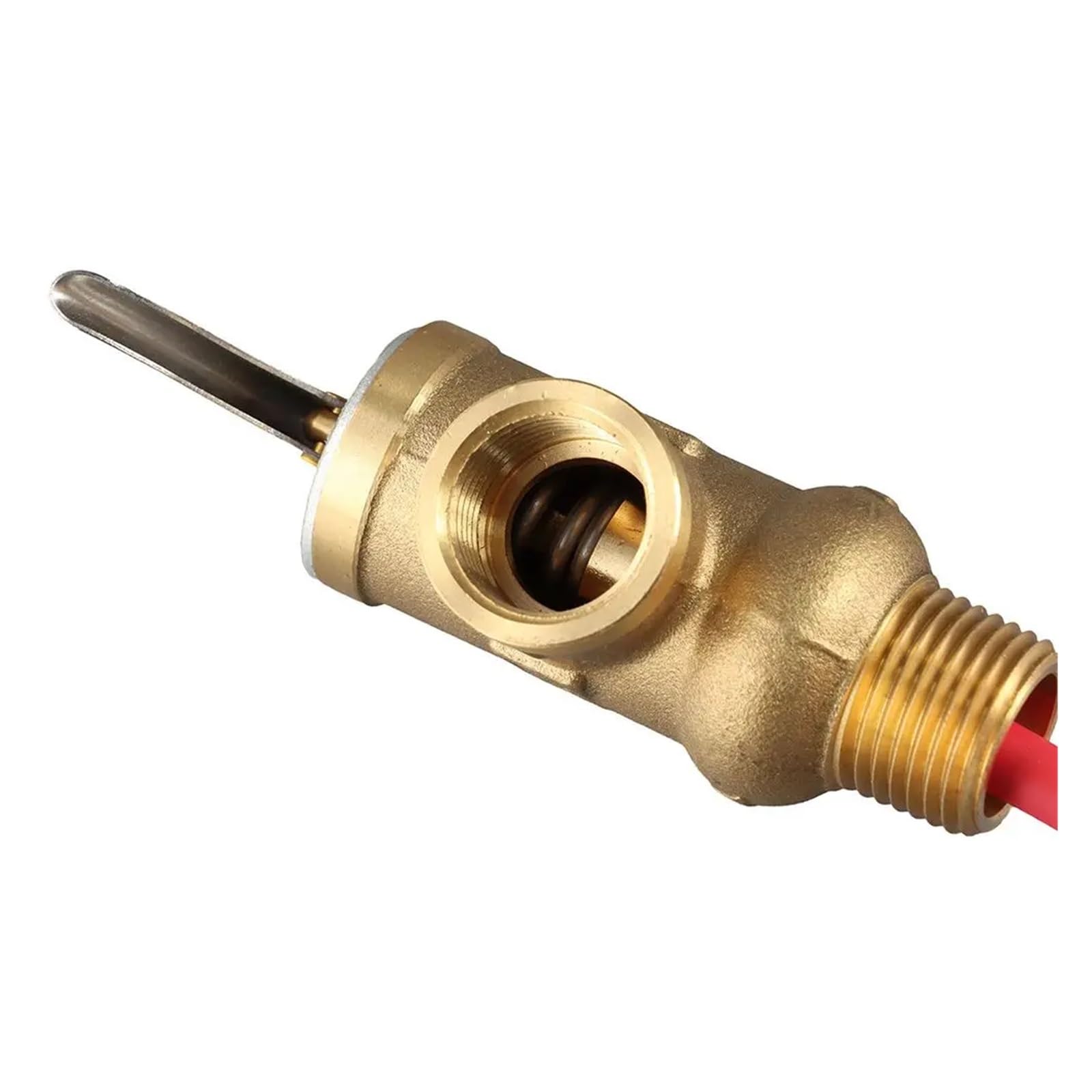 Valvula Antiretorno Agua Calentador de agua pequeño, válvula latón, alivio presión 1.0Mpa, calentador seguridad for tanques para calderas de aceite