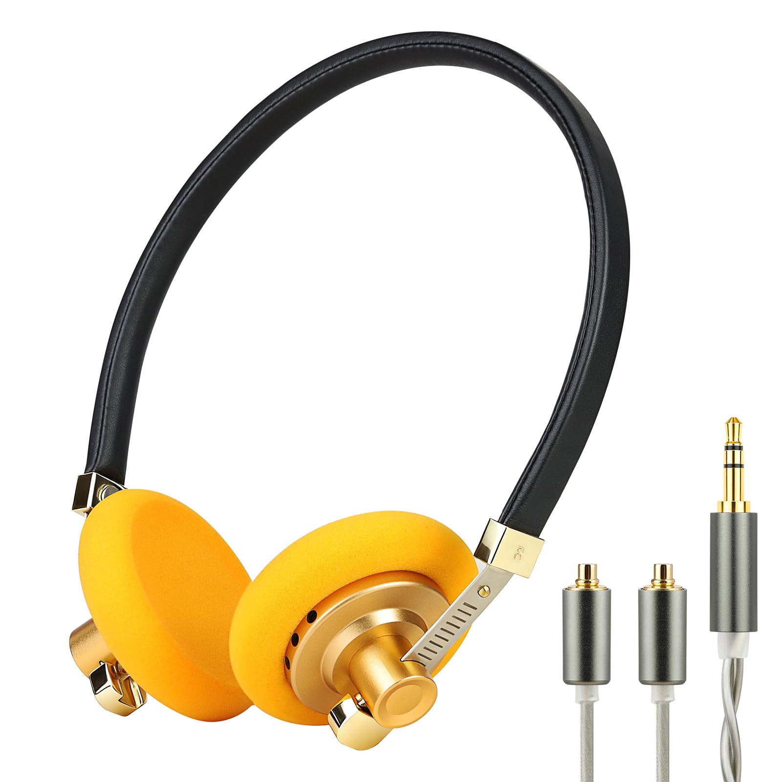 okcsc Retro Open-Back MMCX Wired Headphones Featuring 40mm drivers