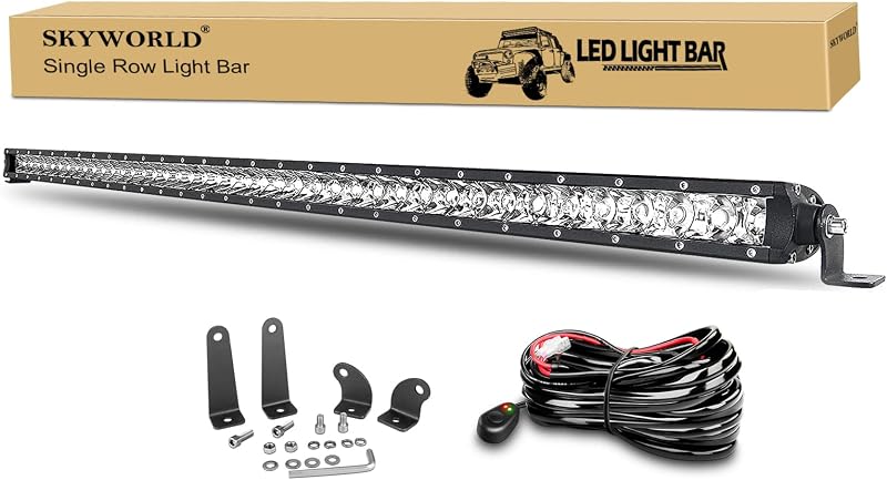 SKYWORLD 43" Ultra Slim LED Fényhíd 210W - Terepjáró Lámpasor Kábelkészlettel 4x4 SUV ATV Teherautókhoz 12V/24V
AI: SKYWORLD 43" Ultra Slim