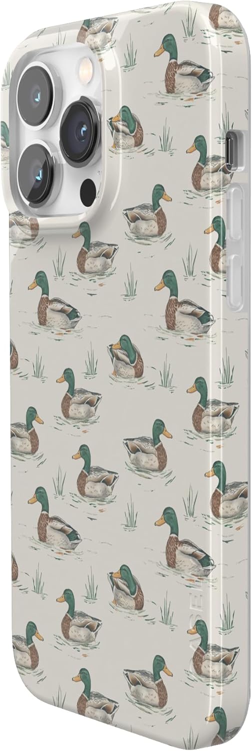 Casely iPhone 14 Pro Case | The Boyfriend Collection | Mallard & Co. | Compatible with MagSafe | Classic Ultra Slim Design