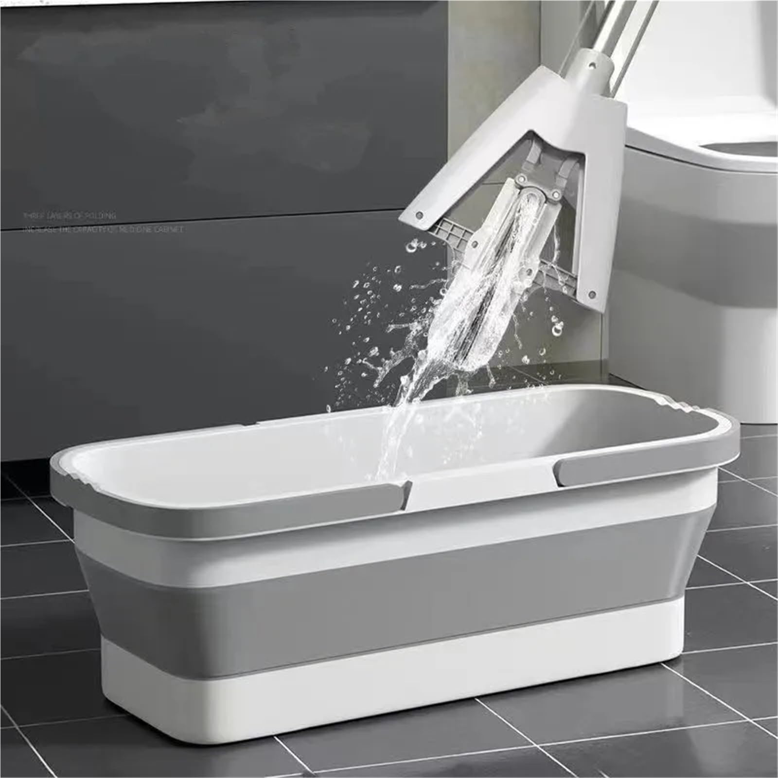 1 pièces Seau Pliable Portable Pliant lavabo de Voiture Lavage en Silicone Camping Maison vadrouille Nettoyage pour Les Voyages La Randonnée