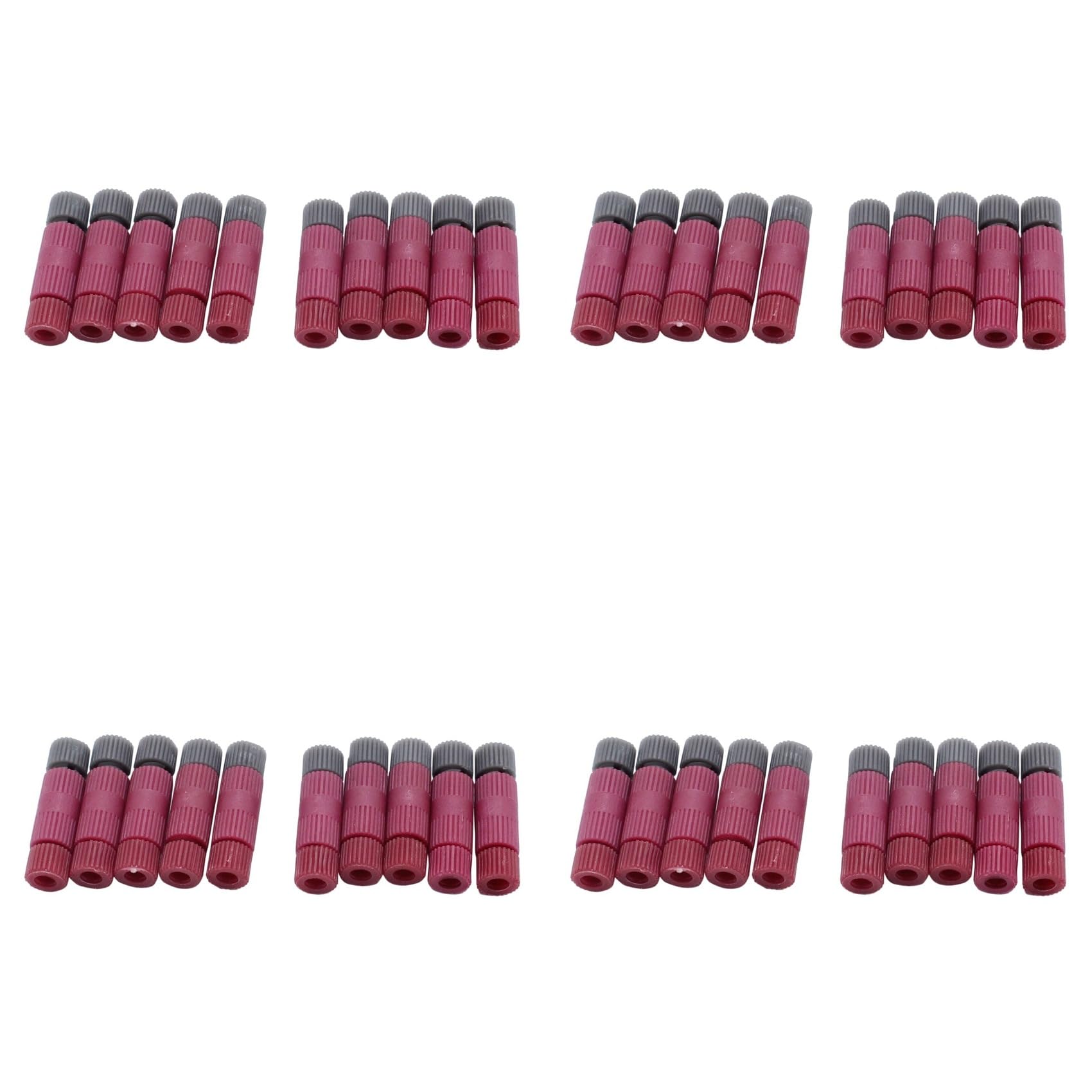 40X Connettore Rapido Rosso Grigio PTA-2022 Connettori Connettori Terminali per Cavi Elettrici