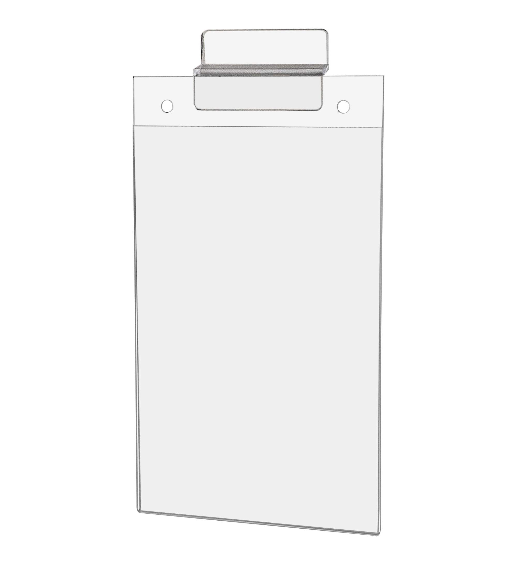 Marketing Holders 4 Pack Slatwall Sign Holder for 5.5