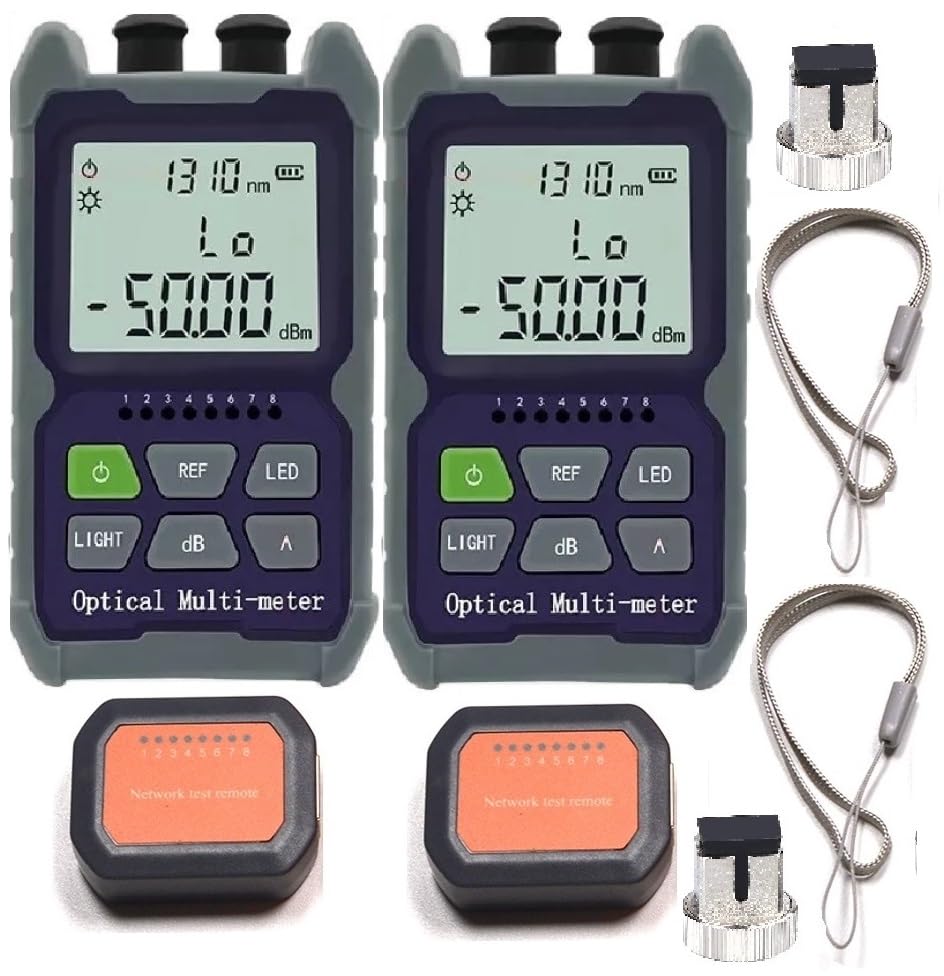Techtest 4 in 1 Optical Power Meter with Laser Light Visual Fault Locater 2mw Vfl Light Source Fc/sc Universal Interface Scope -50~+26dbm Lan Tester Rj45 Network Cable Tester Led Light (Pack of 2) (B0CPPC59M4) Amazon Price History, Amazon Price Tracker
