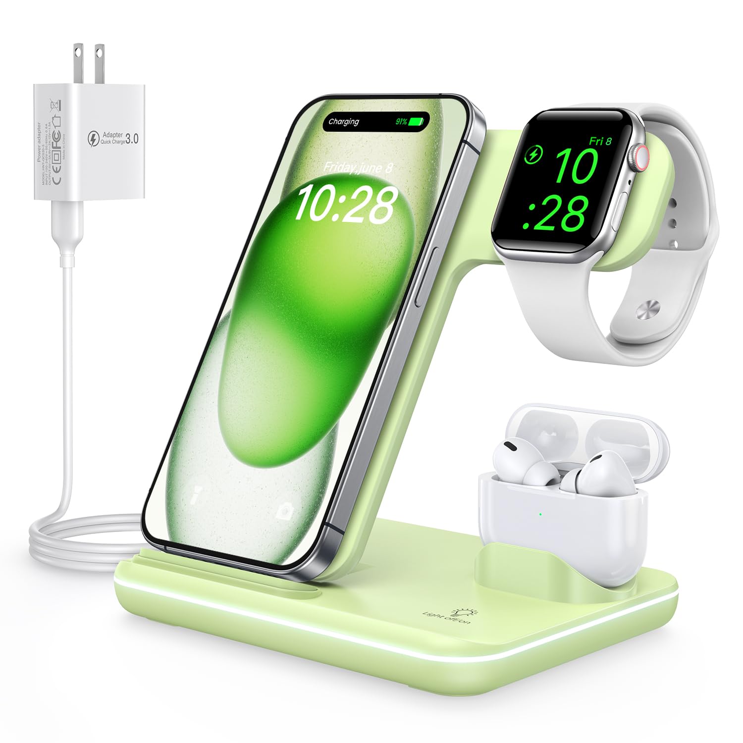 WAITIEE Foldable 3 in 1 Wireless Charger - Image 8
