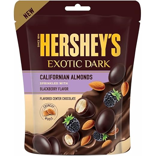 HERSHEYS Exotic Dark Almonds Blackberry 30g