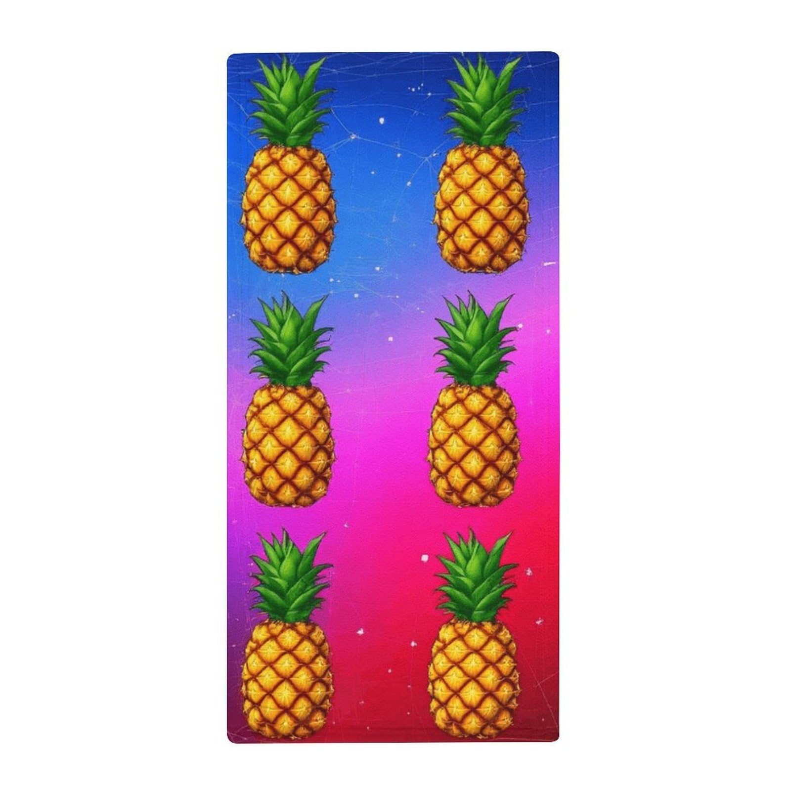 Anceky Decorative Hotel Bath Towels, Trippy Upside Down Pine Soft Absorbent Hand Towels for Guest Rooms & Kitchen Use