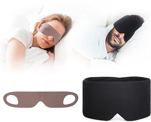 FRESHME Máscara para dormir de algodón puro hecha a mano y antifaz de presión cero para dormir, ajustable, suave y cómoda, para hombres y mujeres, disponible en Yaxa Colombia