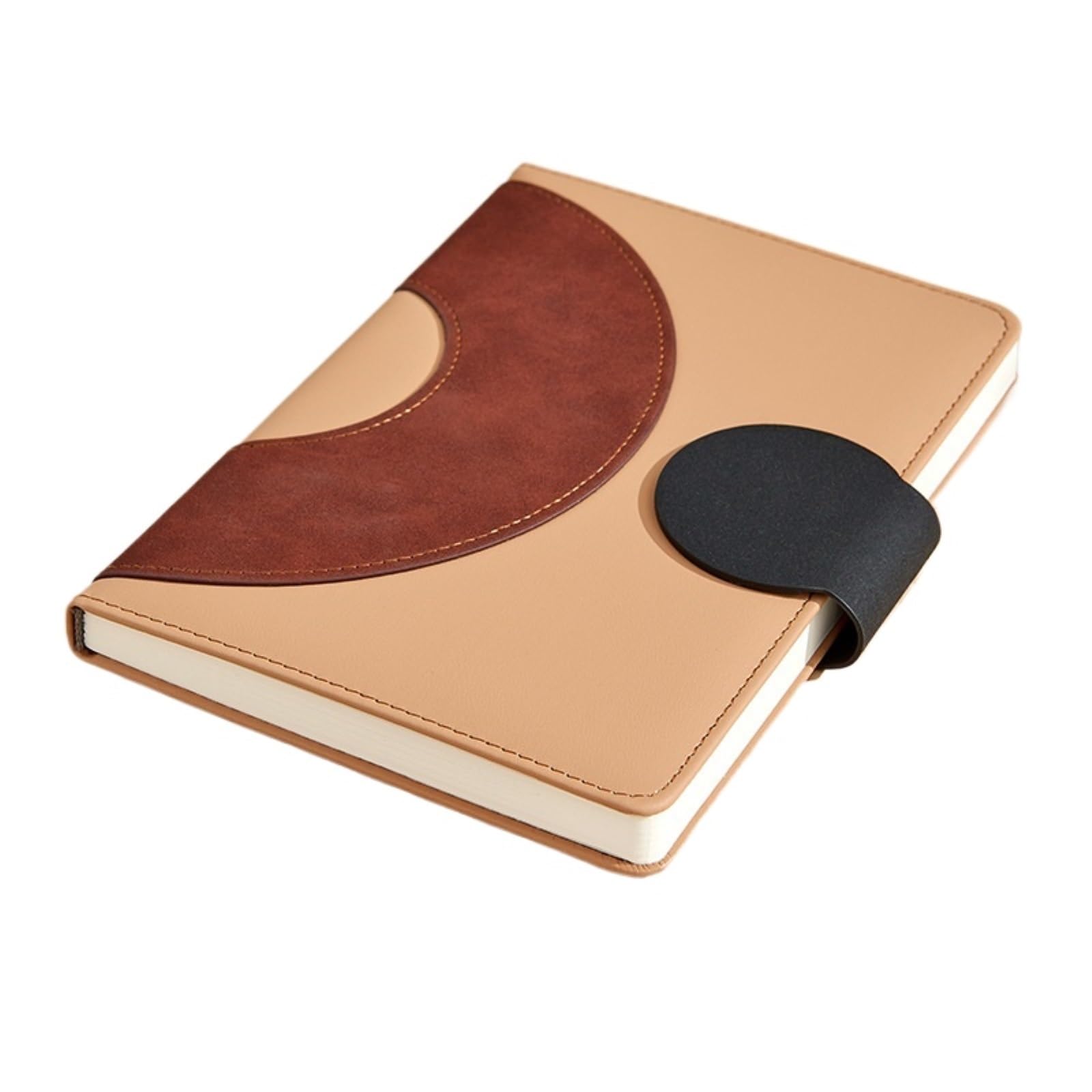 Cuaderno Libreta Viajes Cuaderno A5 For Oficina, Trabajo, Reuniones, Diario Lecturas Adultos(Bruin)