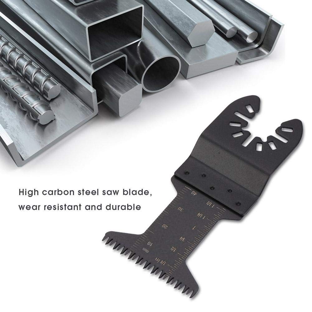 50pcs lame per seghe oscillanti multi utensile taglio denti lunghi lunghe lame