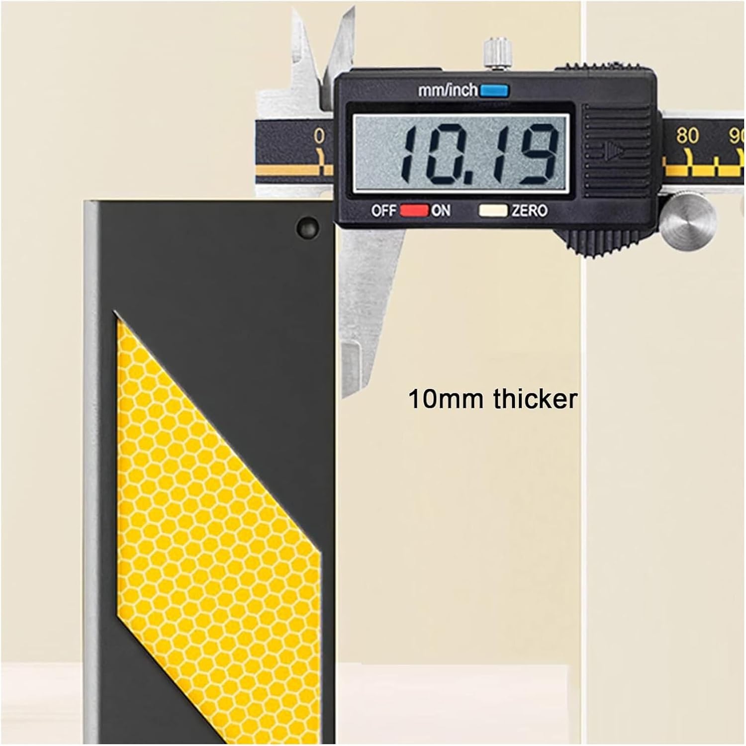 Rubber Corner Guard for Walls, Garage Wall Protector, 15pcs 60cm High Toughness Reflective Column Protectors, Durable 1cm Thick Corner Safety Guards for Warehouse and Gar