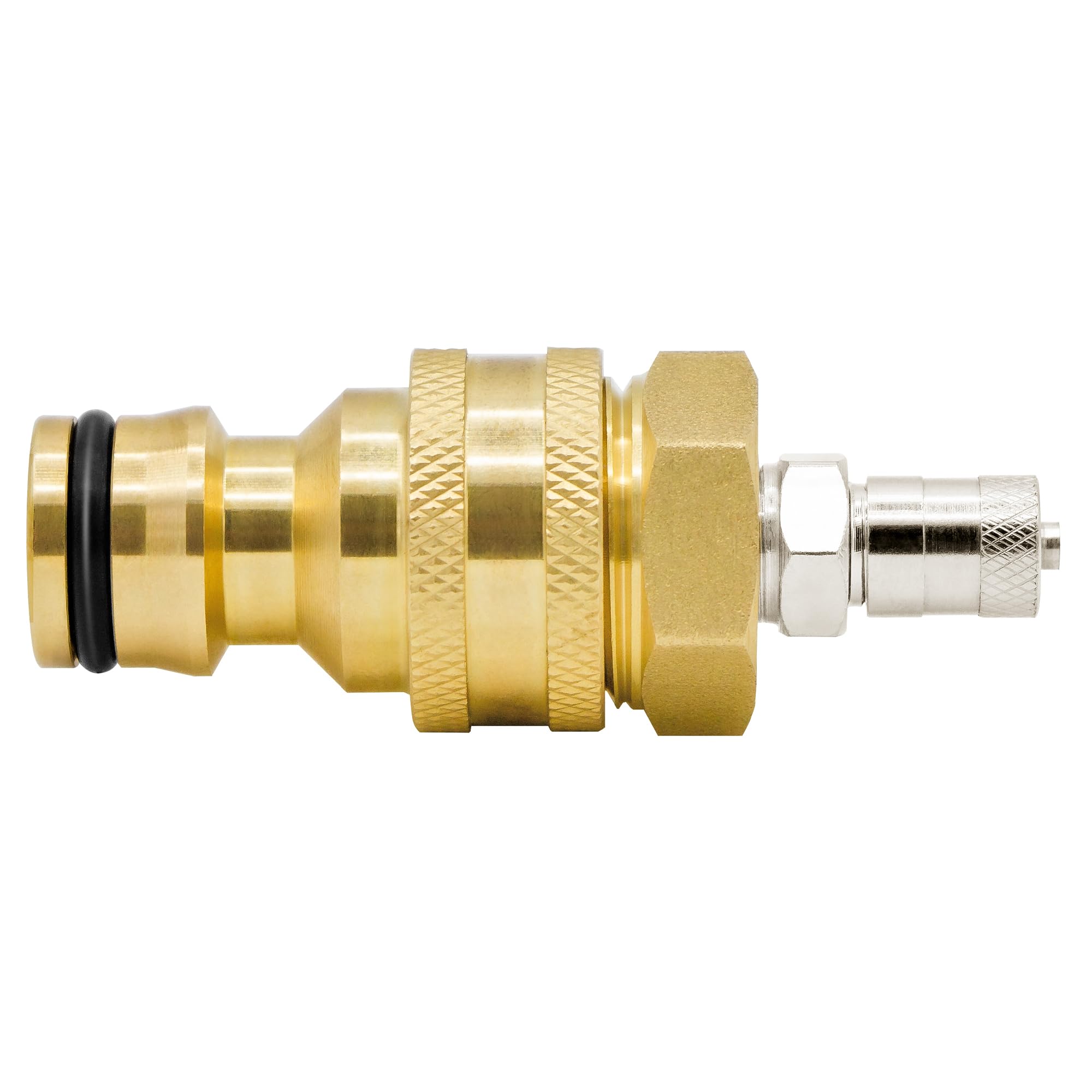 VARIOSAN Brass Drainage Valve - Gardena System Compatible - Gold - 12mm - 1 Pack, 12 millimeters - Image 2