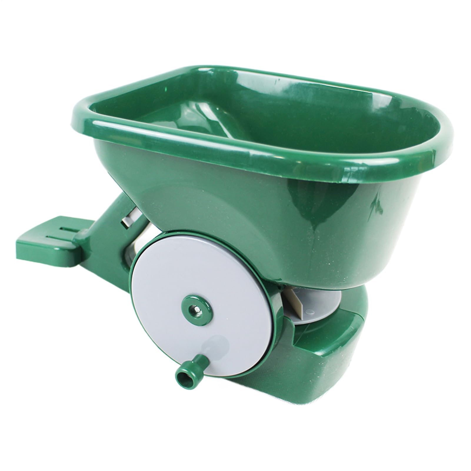 Spandiconcime portatile, con controllo del flusso regolabile, 30 x 21,4 x 20,5 cm, spargitore per prato, strumento per piantare giardino, versatile per spargere sale, letame, compost, lime, semi