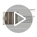 Image of Curtain for Long Door 9 feet Set of 3 Living Room Window Curtains | Premium Curtain Panel | Brown Color Curtain 9 ft