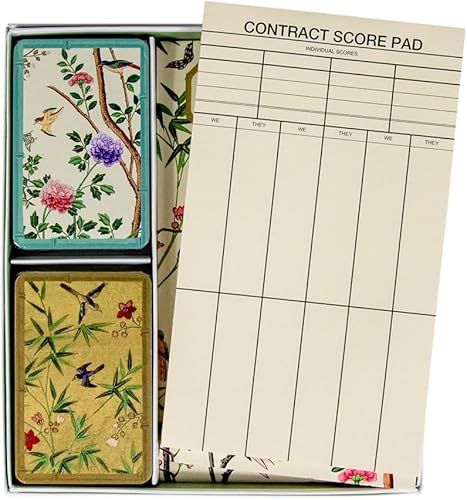 Miniatura 9 de Caspari Juego de regalo chino para pared, 2 mazos de cartas y 2 almohadillas de puntuación