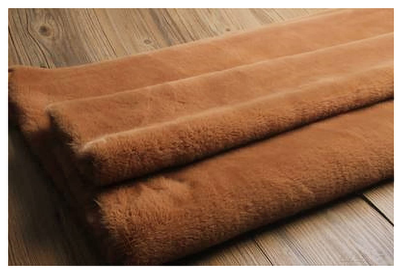 Generic Stoff, Plüsch Stoff Weich Verdicken Plüsch Stoff Zum Nähen Kleidung Schal Sofa/Braun C/1,6 * 1 M