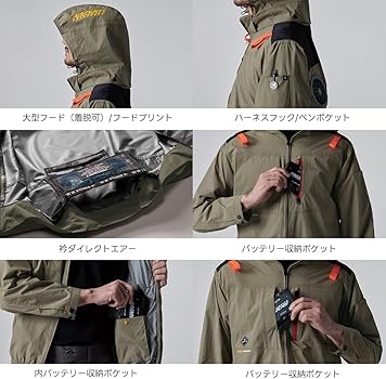 2025 バートル半袖ハイバック空調服 フルセット XL寸 BURTLE バートル 2025年 春夏 半袖 空調ウェア AC2036