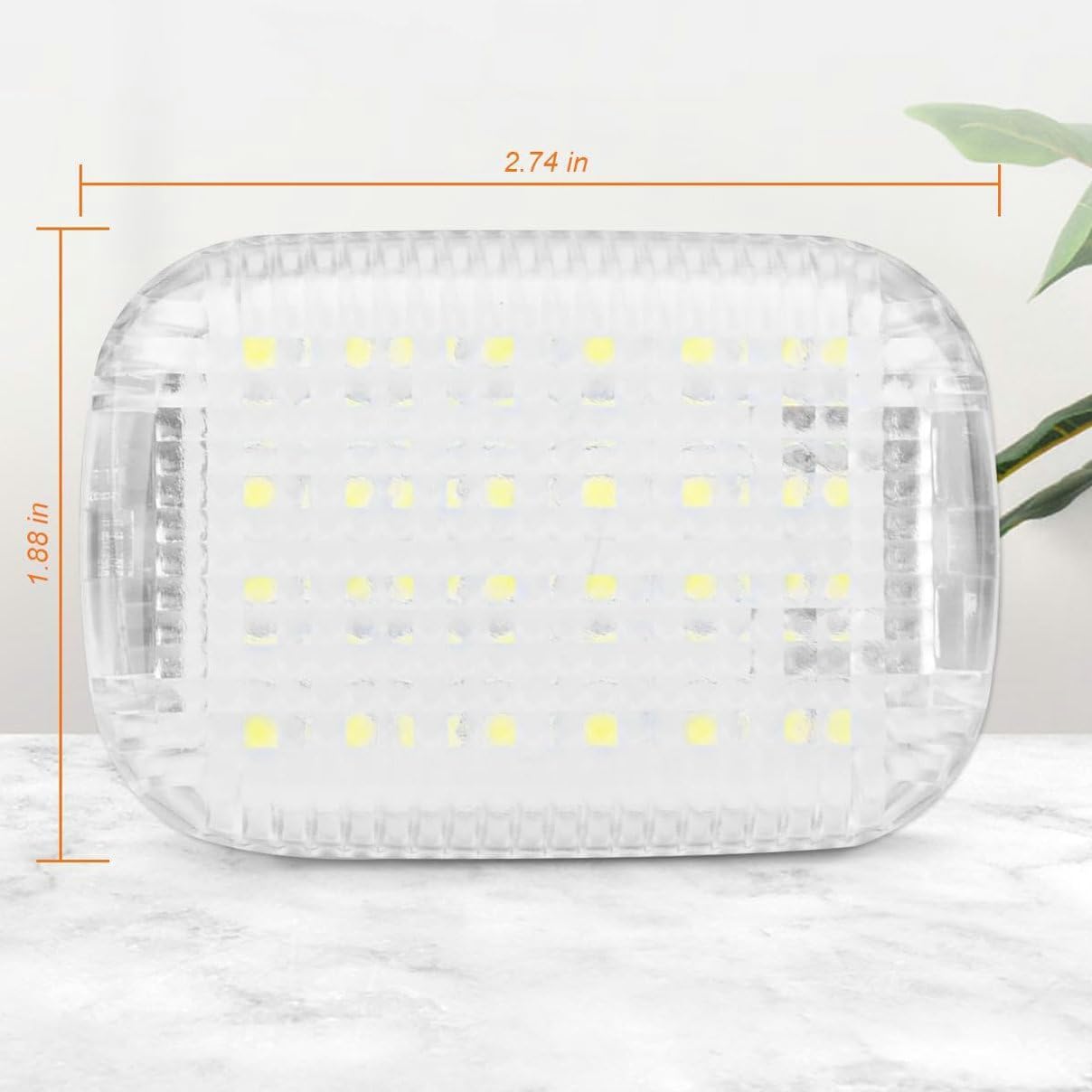 4X Interior LED Dome Light Cargo Area Compatible for Ford Transit 150 250 350 Van 2015-2024, for Ford E-Transit 2022-2024, for Connect 2014-2023