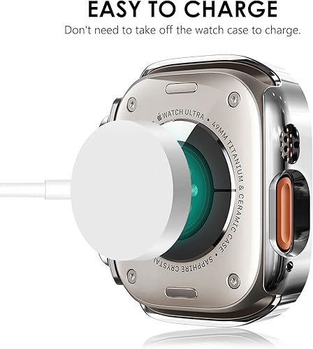 Miniatura 227 de KADES - Funda protectora brillante compatible con Apple Watch Series SE, SE 2022, 6, 5 y 4 de 44 mm, con protector de pantalla incorporado