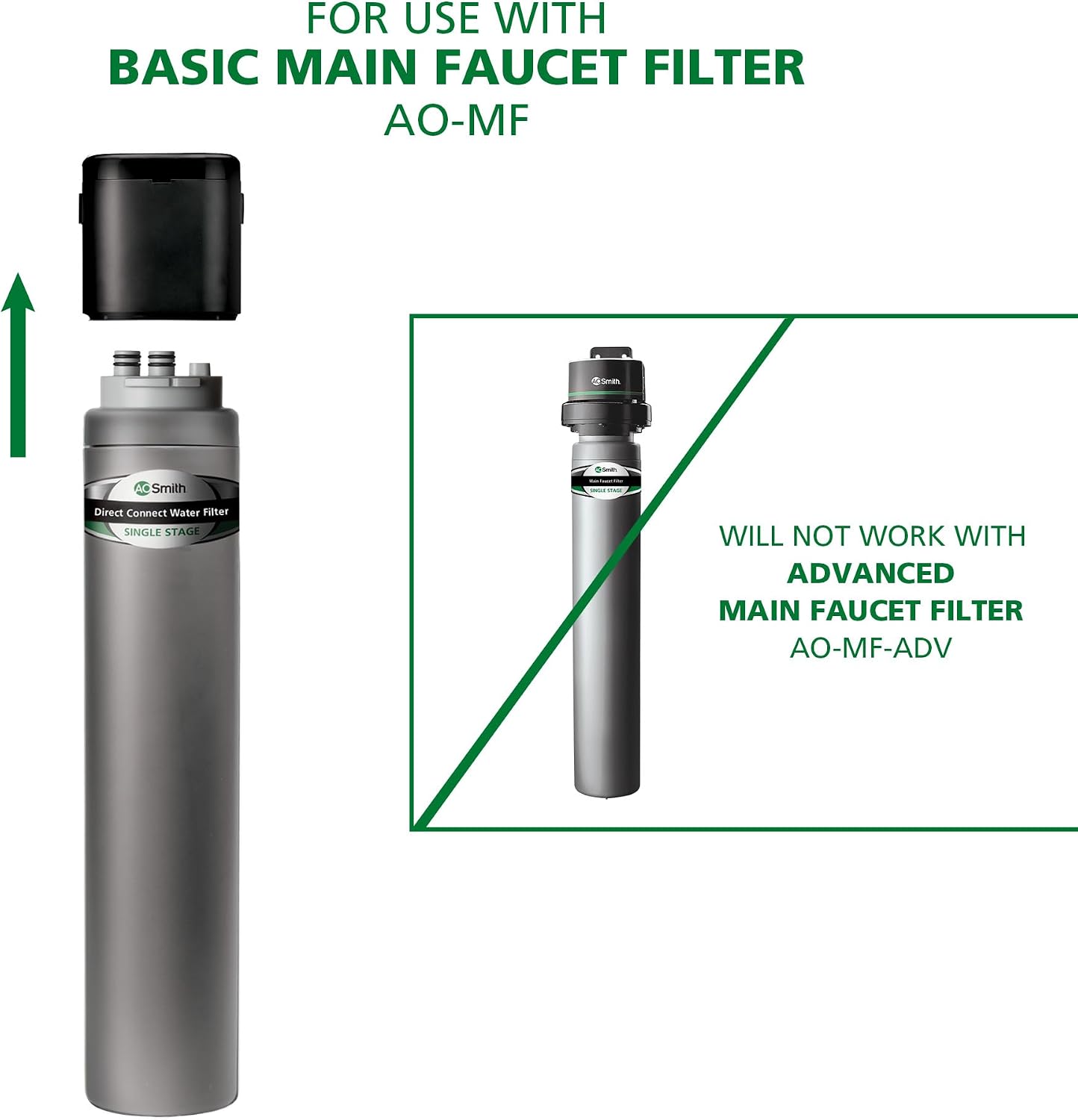 A. O. Smith AO-MF-R Genuine Replacement Filter | Basic Direct Connect image 2