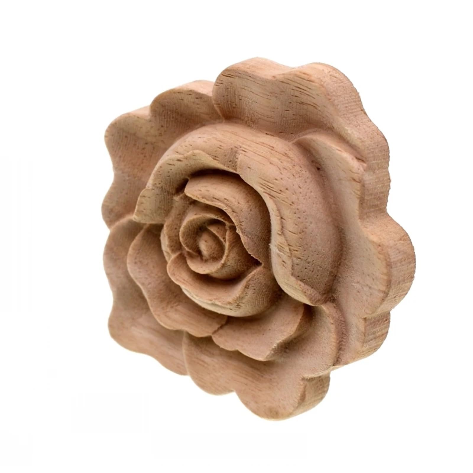 Patrón de madera tallada de 1PC con flores para decorar puertas de gabinete 1