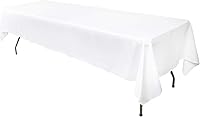Vista 25 de GEFEII Servilletas de tela de poliéster sólido de 18 x 18 pulgadas para mantel rectangular redondo y cuadrado para boda, fiesta, restaurante