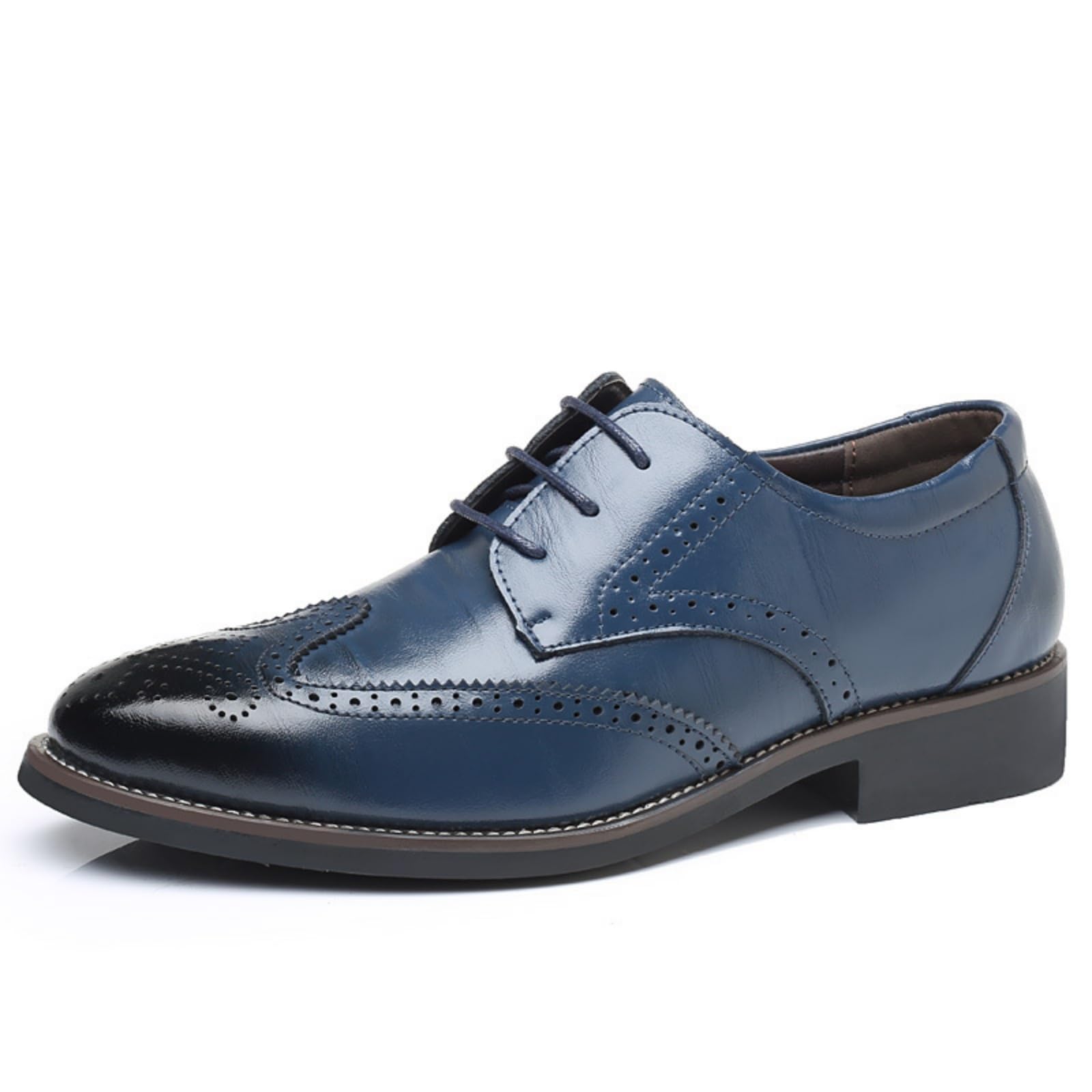 Chaussures Oxford Homme En Cuir - Brock Classique Antidérapant - Taille 38 à 48