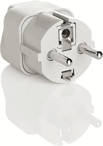 Miniatura 1 de Conair Travel Smart - Adaptador vPlug con conexión a tierra, adaptadores de enchufe universales para viajes por todo el mundo (India, Hong Kong,