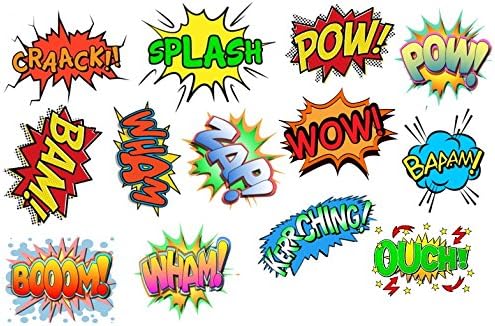 Comic Slogan Collection (Comic Temporary Tattoos)
