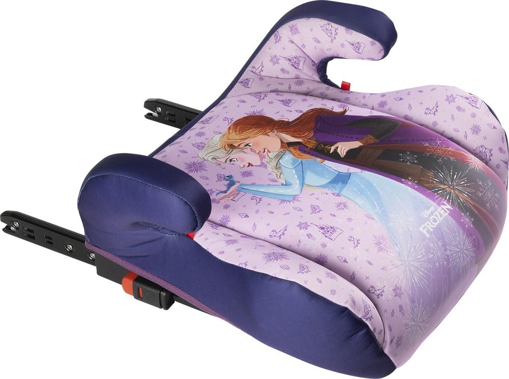 Fotelik dziecięcy z oparciem samochodowym ISOFIX Disney Frozen i-Size ECE R129, Wzrost dziecka 125-150 cm, 22-36 kg, 6-12 lat, grupa 3, łatwy do przenoszenia - zdejmowany i zmywalny