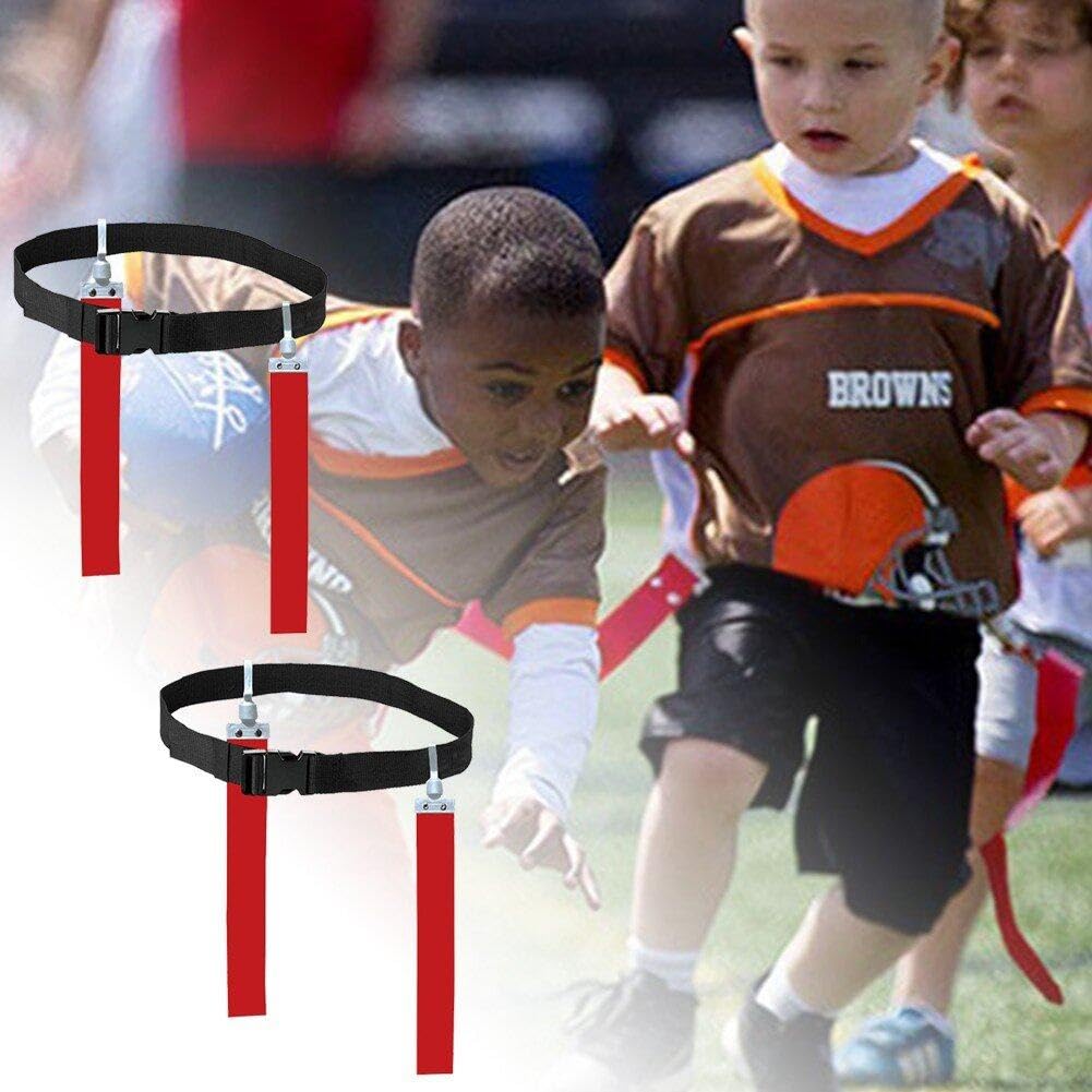 Flag Football Set Flag Football Ausrüstung Flag -fußballgürtel Und Fahnen Setzen EIN Verstellbarer Fußballgürtel Für Kinder Teenager Training