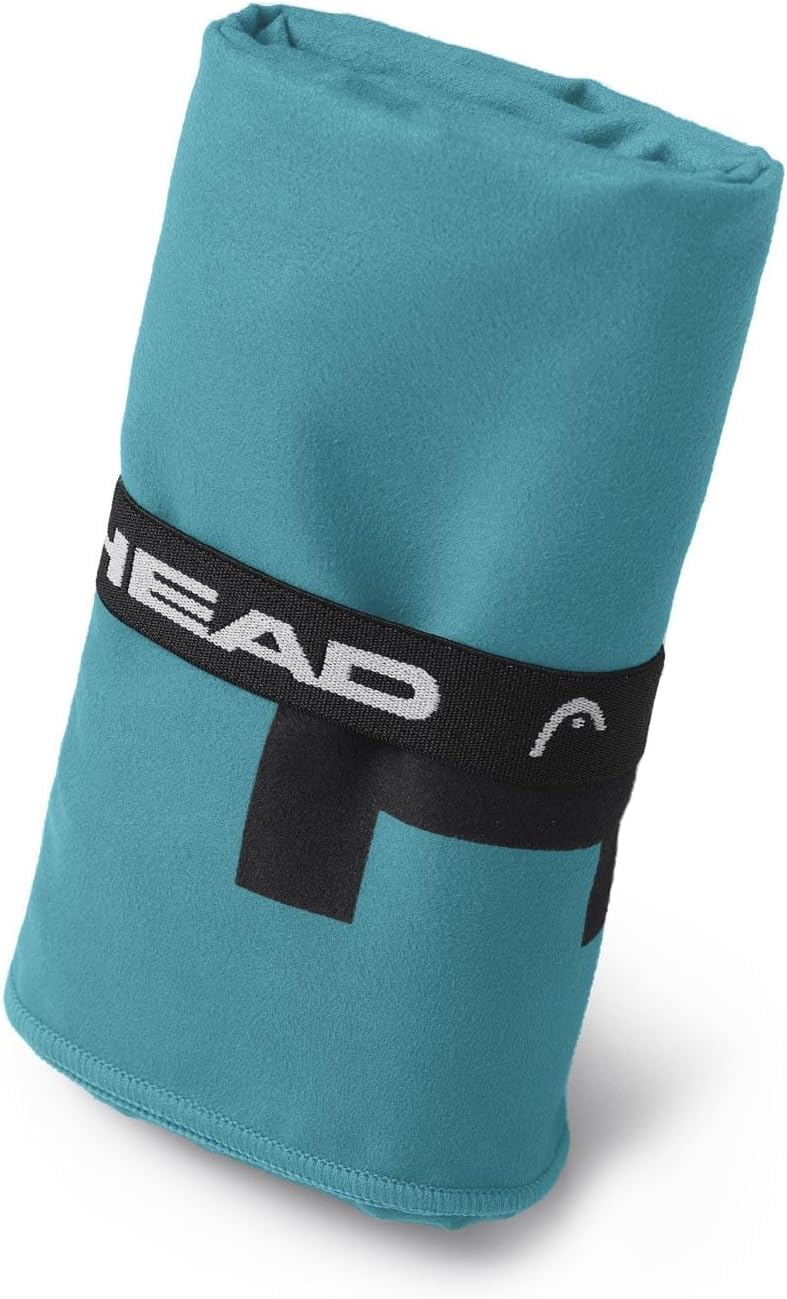 Head Active - Toalla Microfibra con Elástico, Toalla Baño Ideal como Toalla Gimnasio Hombre Mujer Suave Ligera Secado Rápido, Toallas Baño Absorbente Ahora Espacio, Toallas Lavabo y Gym Multiuso