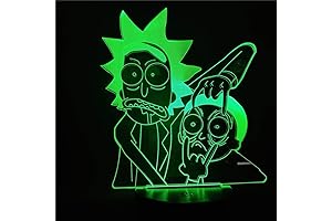 Rick and Morty 3D Night Light Illusion Lamp